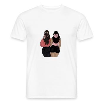 Meilleur ami - T-shirt homme - blanc - Devant - AI Model Male 178 dark (178cm)