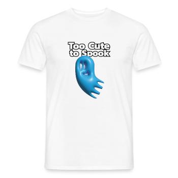 Too Cute To Spook - Men's T-Shirt - white - Front - AI Model Male 178 dark (178cm)