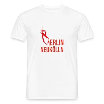 Berlin Neukölln - Men's T-Shirt - white - Front - AI Model Male 178 dark (178cm)