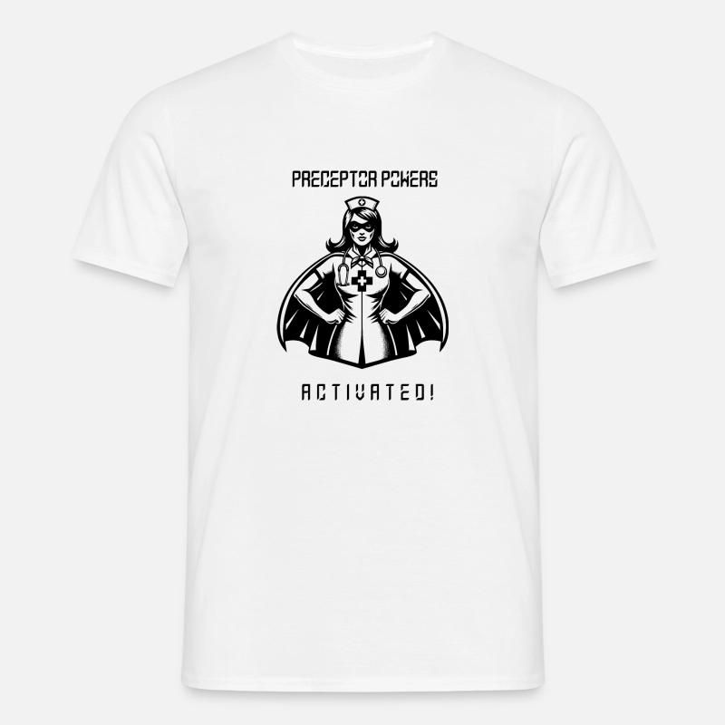 Preceptor Powers: Activated - Men's T-Shirt - white