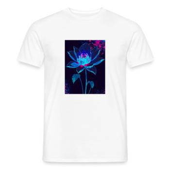 S’épanouir dans le vide - T-shirt homme - blanc - Devant - AI Model Male 178 dark (178cm)