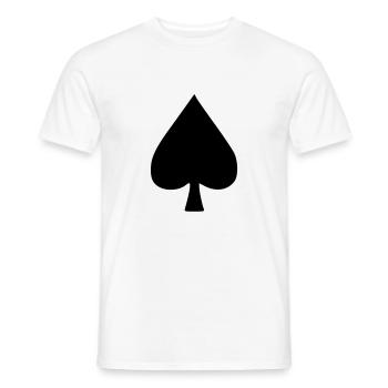 Pik Poker - Männer T-Shirt - Weiß - Vorne - AI Model Male 178 dark (178cm)