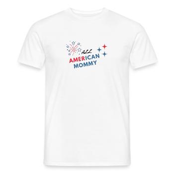All American Mommy 4th Of July Family Matching - T-shirt homme - blanc - Devant - AI Model Male 178 dark (178cm)