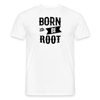 Root Admin IT Systemadmin Saying Funny - Men's T-Shirt - white - Front - AI Model Male 178 dark (178cm)