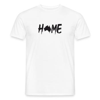HOME AUSTRALIA - Männer T-Shirt - Weiß - Vorne - AI Model Male 178 dark (178cm)