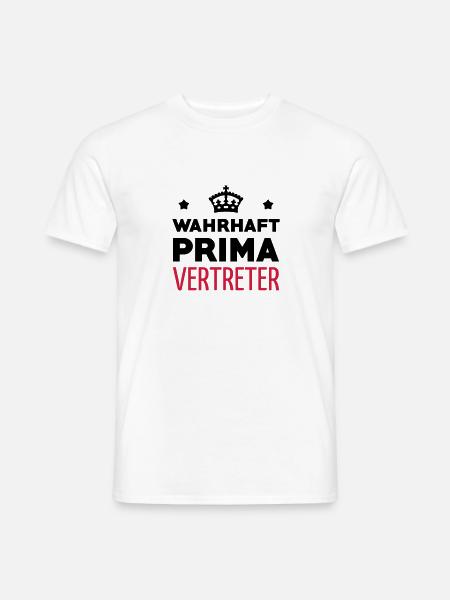 commercial / vente / vendeur / vendeuse - T-shirt homme - blanc