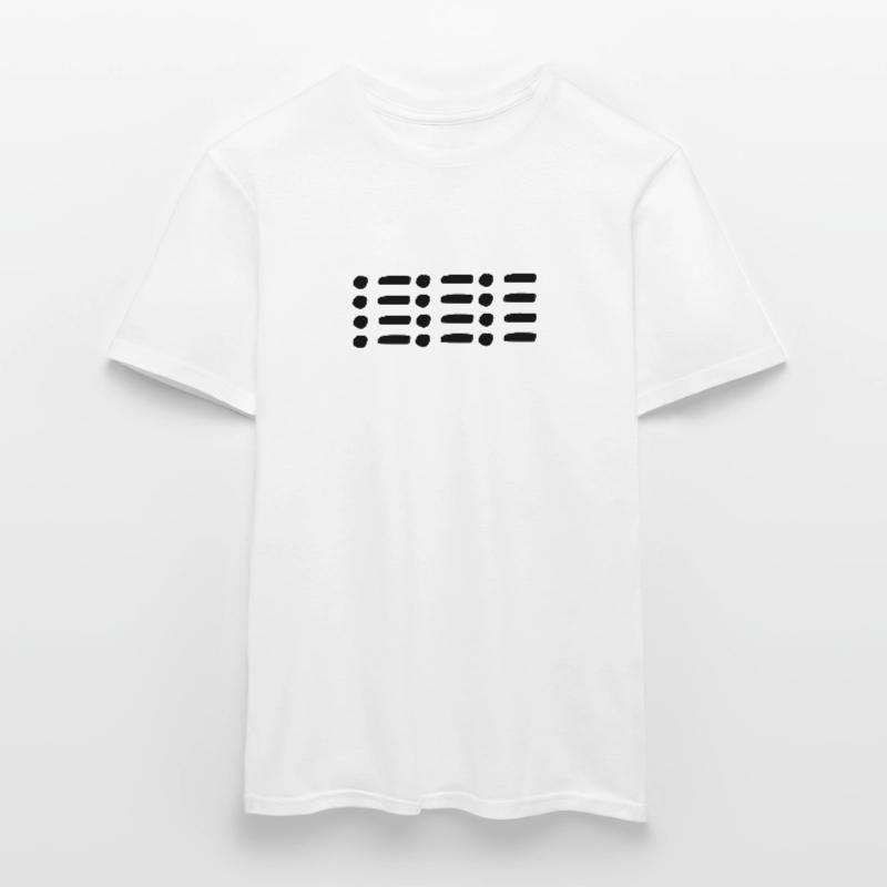 Line, dots, dot, shape, shape, pattern Men’s T-shirt