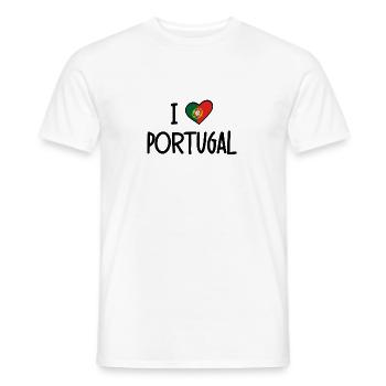 i love portugal - Männer T-Shirt - Weiß - Vorne - AI Model Male 178 dark (178cm)