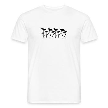 Flower symbol blossom eight flowers - Men's T-Shirt - white - Front - AI Model Male 178 dark (178cm)