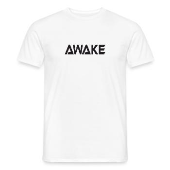 ÉVEILLÉ - T-shirt homme - blanc - Devant - AI Model Male 178 dark (178cm)