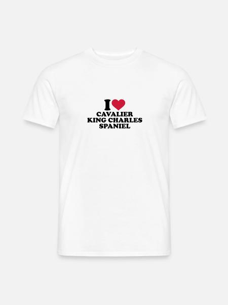 Cavalier King Charles Spaniel - Männer T-Shirt - Weiß