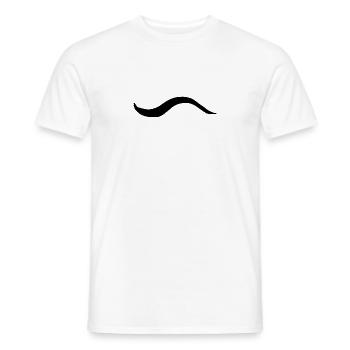welle linie symbol - Männer T-Shirt - Weiß - Vorne - AI Model Male 178 dark (178cm)