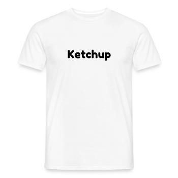 Paarshirt Ketchup-Mayo - Männer T-Shirt - Weiß - Vorne - AI Model Male 178 dark (178cm)