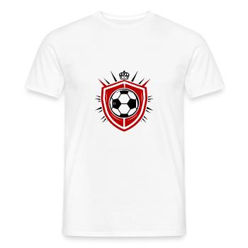 Soccer Logo Team - Men's T-Shirt - white - Front - AI Model Male 178 dark (178cm)