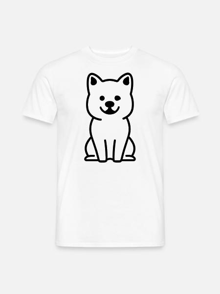 Dog - Men's T-Shirt - white