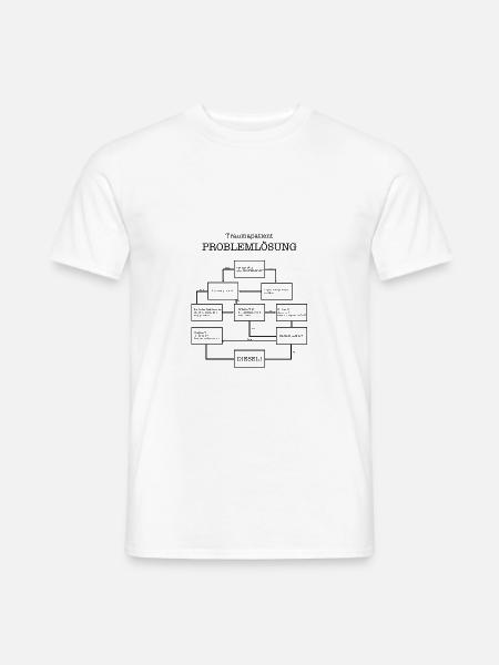 Rettungsdienst Problemlösung Spruch Geschenk - Männer T-Shirt - Weiß
