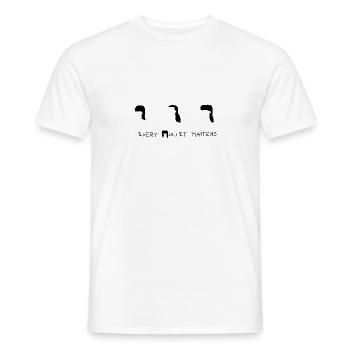 EVERY MULLET MATTERS - Männer T-Shirt - Weiß - Vorne - AI Model Male 178 dark (178cm)