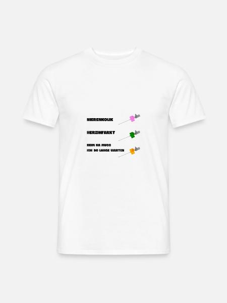 Rettungsdienst Notfallsanitäter Notarzt NA - Männer T-Shirt - Weiß