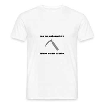 Anesthésiste, médecins ambulanciers - T-shirt homme - blanc - Devant - AI Model Male 178 dark (178cm)