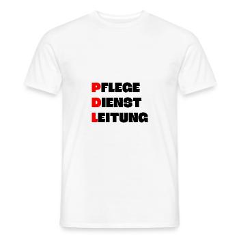 Pflegedienstleitung PDL Krankenschwester Geschenk - Männer T-Shirt - Weiß - Vorne - AI Model Male 178 dark (178cm)