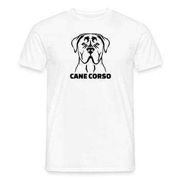 Cane Corso - T-shirt homme - blanc - Devant - AI Model Male 178 dark (178cm)