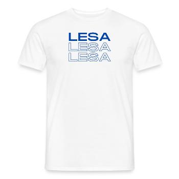 LESA - T-shirt homme - blanc - Devant - AI Model Male 178 dark (178cm)