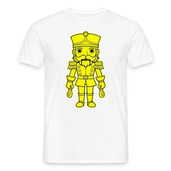 Nutcracker Christmas - Men's T-Shirt - white - Front - AI Model Male 178 dark (178cm)