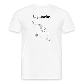 Sagittarius - Men's T-Shirt - white - Front - AI Model Male 178 dark (178cm)