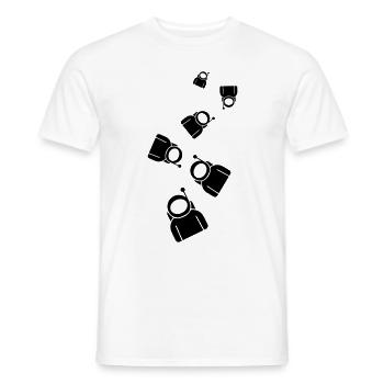 Astronaut icon icon - Men's T-Shirt - white - Front - AI Model Male 178 dark (178cm)