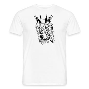 IRISH WOLFHOUND Crown Dogs Chien Wilsigns - T-shirt homme - blanc - Devant - AI Model Male 178 dark (178cm)