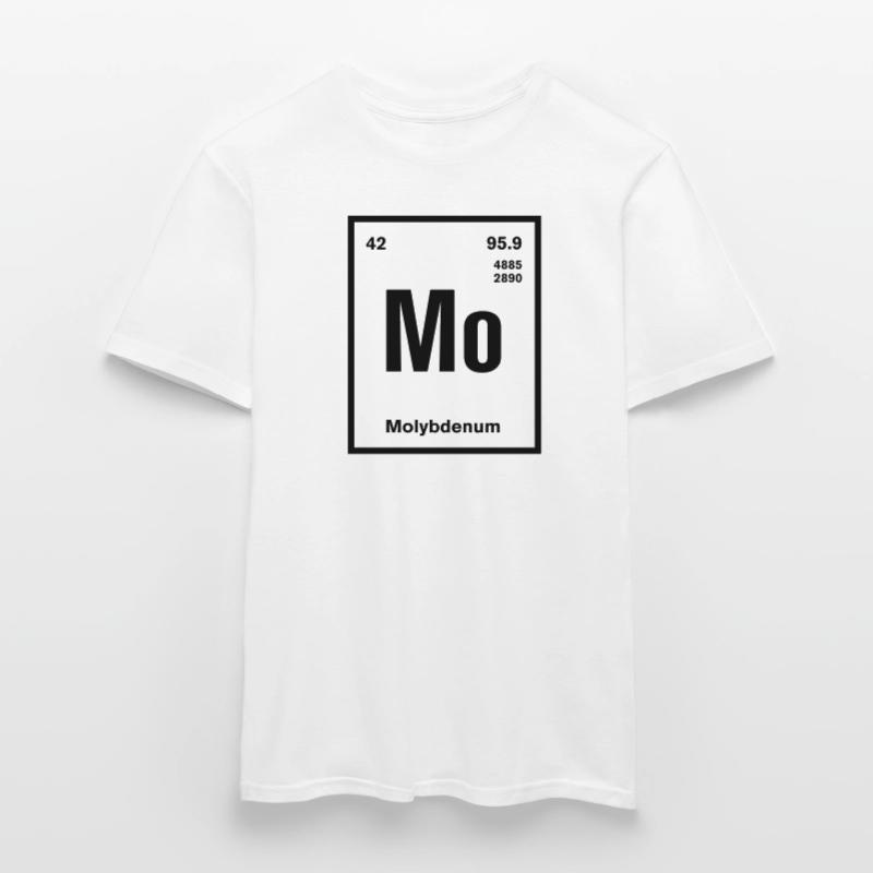 Molybdenum Element im Periodensystem Männer T-Shirt