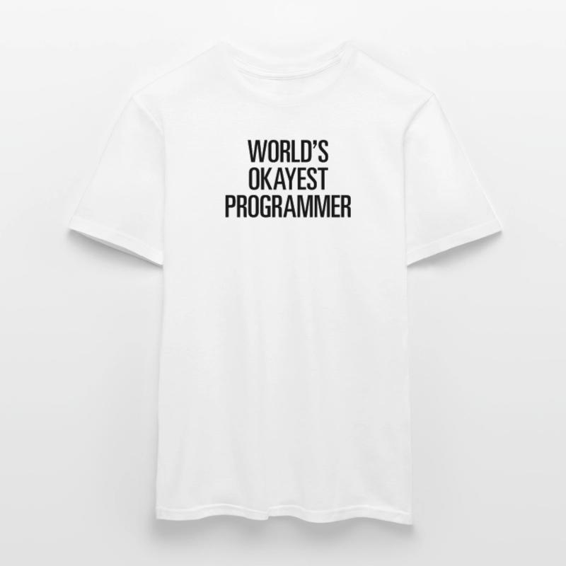 World's Okayest Programmer / Programmierer Männer T-Shirt