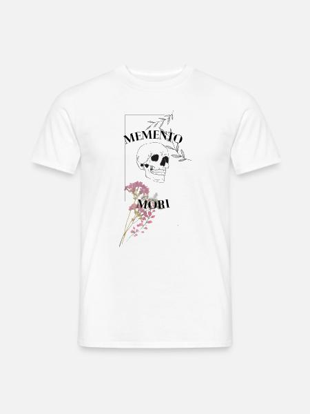 Memento Mori - Männer T-Shirt - Weiß