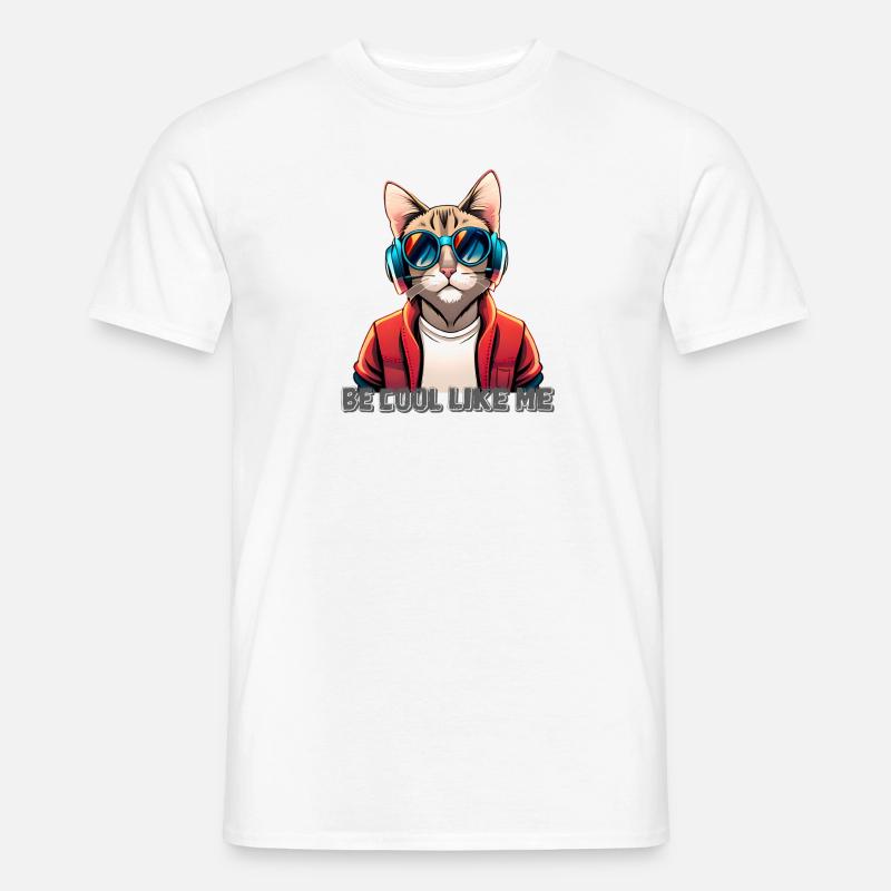 be cool like me - Männer T-Shirt - Weiß