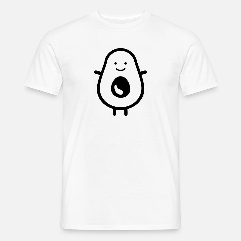 Avocado - Männer T-Shirt - Weiß