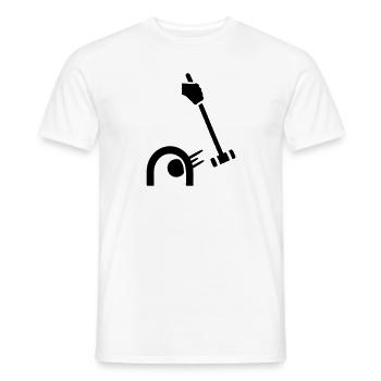 Krocket - Männer T-Shirt - Weiß - Vorne - AI Model Male 178 dark (178cm)