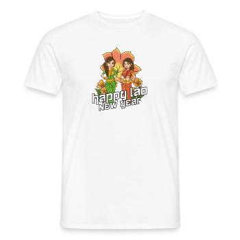 Laos Laote Lao Lao Cadeau du Nouvel An I - T-shirt homme - blanc - Devant - AI Model Male 178 dark (178cm)