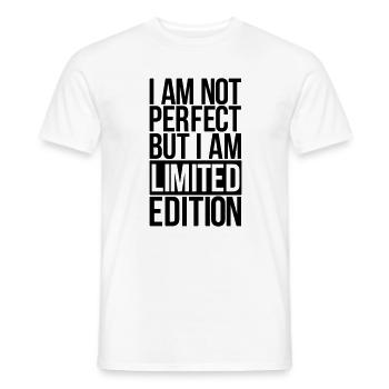 limited edition - Men's T-Shirt - white - Front - AI Model Male 178 dark (178cm)