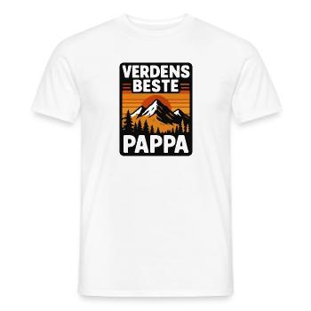 Bergland, der beste Papa der Welt - Männer T-Shirt - Weiß - Vorne - AI Model Male 178 dark (178cm)