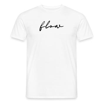 Flow MMA Produktivität Effizienz Fokus Kreativität - Männer T-Shirt - Weiß - Vorne - AI Model Male 178 dark (178cm)
