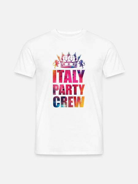 Italy Party Crew Saying - Men's T-Shirt - white