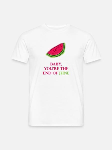 Watermelon Sugar Design - Männer T-Shirt - Weiß