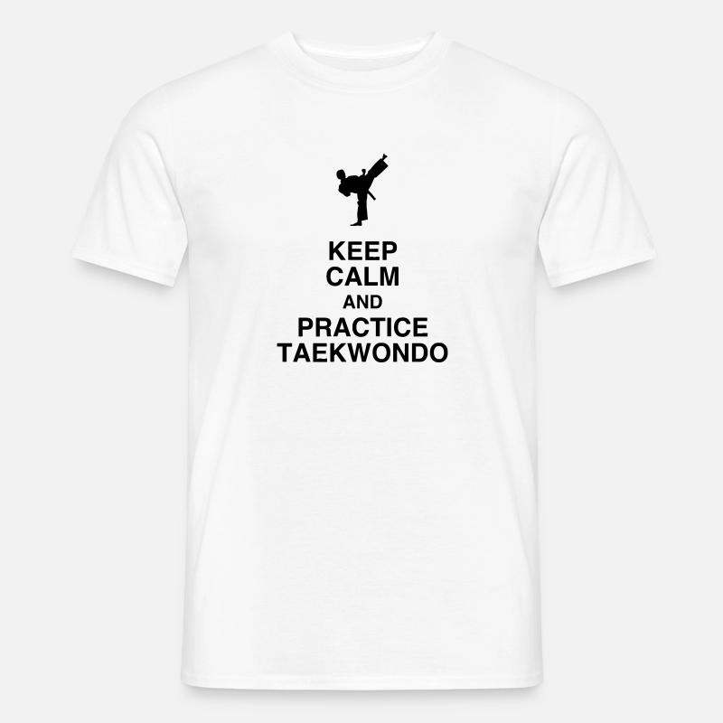 Taekwondo Taekwondoin Tae-Kwon-Do Tae Kwon Do - Mænd T-shirt - hvid