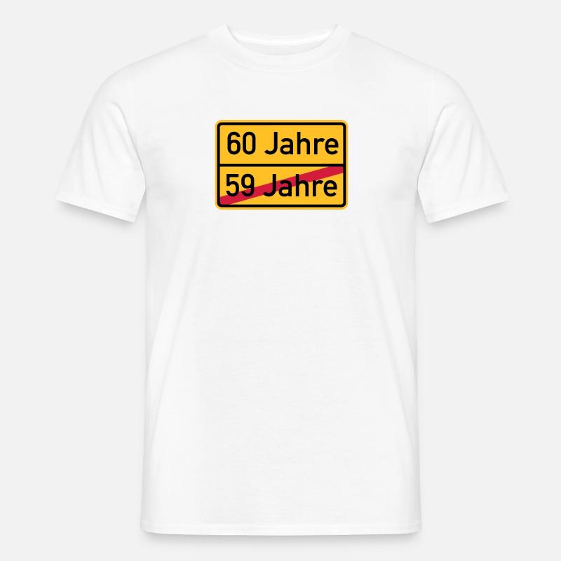 60. Geburtstag - Männer T-Shirt - Weiß