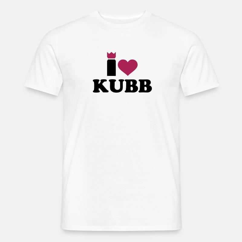 Kubb - Männer T-Shirt - Weiß
