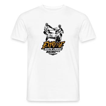 Sidecarcross - Sidecar Moto Cross - Men's T-Shirt - white - Front - AI Model Male 178 dark (178cm)