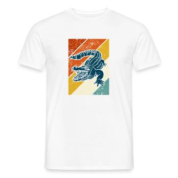 Alligator - Männer T-Shirt - Weiß - Vorne - AI Model Male 178 dark (178cm)