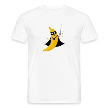 Banana Superheld - Männer T-Shirt - Weiß - Vorne - AI Model Male 178 dark (178cm)
