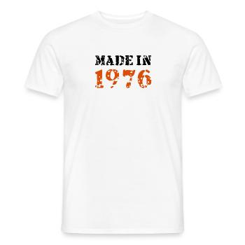 Made in 1976 - Männer T-Shirt - Weiß - Vorne - AI Model Male 178 dark (178cm)