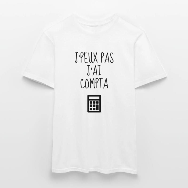comptable / comptabilité / compter / chiffre T-shirt homme
